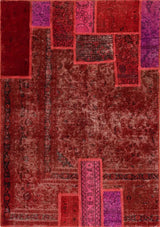 Vintage-Patch Fuchsia