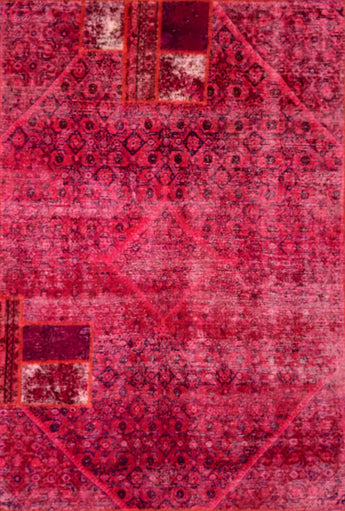 Vintage-Patch Fuchsia