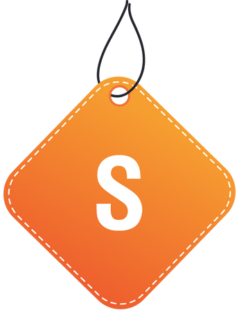 Logo tag of a small size