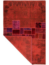 Vintage-Patch Fuchsia