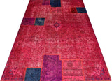 Vintage-Patch Fuchsia