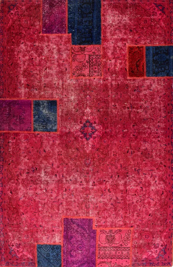 Vintage-Patch Fuchsia
