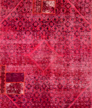 Vintage-Patch Fuchsia