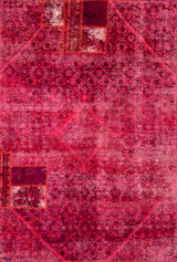 Vintage-Patch Fuchsia