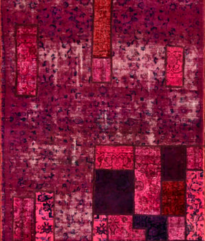 Vintage-Patch Fuchsia
