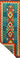 Kelim chobi Turquoise