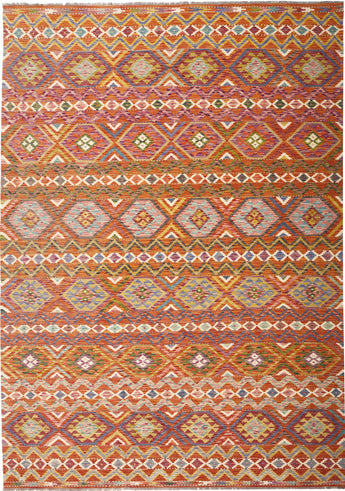 Handvävd orientalisk Kelim-Chobi 353x252 cm - Orientmattor