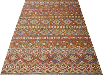 Handvävd orientalisk Kelim-Chobi 353x252 cm - Orientmattor