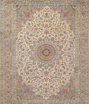 Kashan Nr.65214 Handgjord orientalisk matta