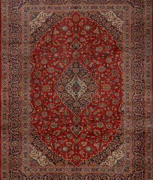 Kashan Nr.65224 Handgjord orientalisk matta