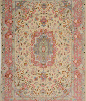 Tabriz Nr.65235 Handgjord orientalisk matta