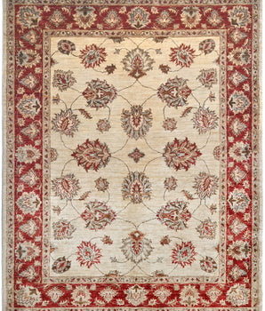 Handknuten Matta Ziegler Oriental 188 x 149 cm Nr. 65384