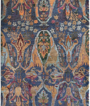 Orientmattor Symphony Oriental handwoven Ziegler/Kazak rug, 272x194 cm, intricate patterns and vibrant colors.