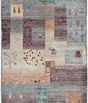 Handknuten Matta Khorjin Oriental 122 x 80 cm Nr. 65454