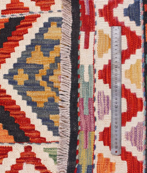 Handvävd Matta Kelim-Chobi Oriental 218 x 152 cm Nr. 65544