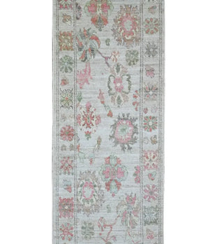 Handknuten Matta Ushak Oriental 244 x 90 cm Nr. 65573