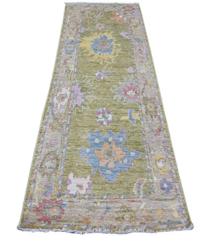 Handknuten Matta Ushak Oriental 250 x 85 cm Nr. 65574