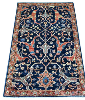 Handknuten Matta Dehbaft Oriental 153 x 91 cm Nr. 65606