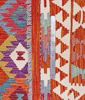 Handvävd Matta Kelim-Chobi Oriental 346 x 248 cm Nr. 65614