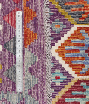Handvävd Matta Kelim-Chobi Oriental 302 x 245 cm Nr. 65620