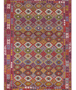 Handvävd Matta Kelim-Chobi Oriental 300 x 206 cm Nr. 65624