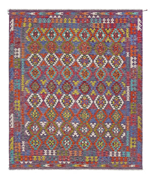 Handvävd Matta Kelim-Chobi Oriental 295 x 250 cm Nr. 65629