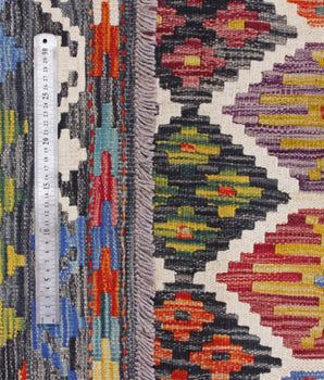 Handvävd Matta Kelim-Chobi Oriental 309 x 205 cm Nr. 65632