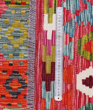 Handvävd Matta Kelim-Chobi Oriental 245 x 182 cm Nr. 65651
