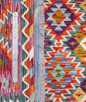 Handvävd Matta Kelim-Chobi Oriental 242 x 165 cm Nr. 65660