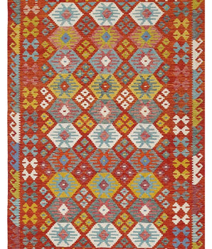 Handvävd Matta Kelim-Chobi Oriental 255 x 170 cm Nr. 65664
