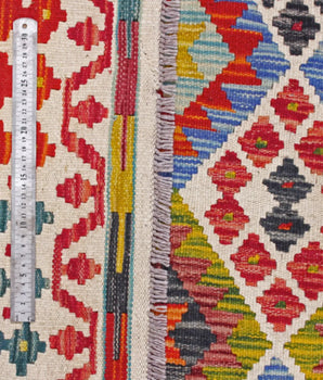 Handvävd Matta Kelim-Chobi Oriental 232 x 182 cm Nr. 65668