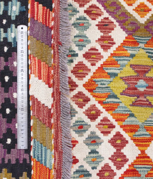 Handvävd Matta Kelim-Chobi Oriental 256 x 188 cm Nr. 65669