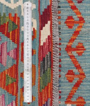 Handvävd Matta Kelim-Chobi Oriental 495 x 84 cm Nr. 65717