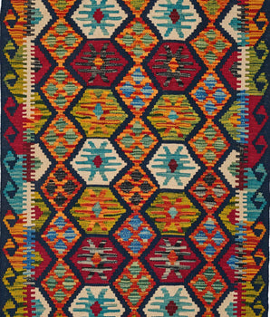 Handvävd matta Kilim Chobi No.65825