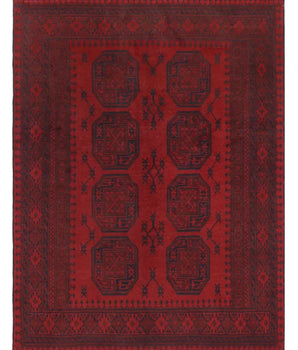 Handknuten Matta Akhche Oriental 190 x 142 cm Nr. 65872