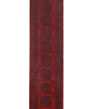 Handknuten Matta Akhche Oriental 286 x 78 cm Nr. 65886