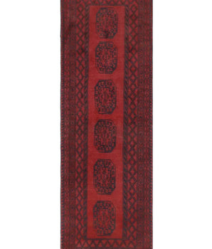 Handknuten Matta Akhche Oriental 240 x 76 cm Nr. 65887