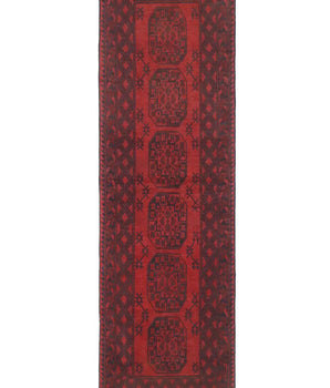 Handknuten Matta Akhche Oriental 240 x 69 cm Nr. 65888