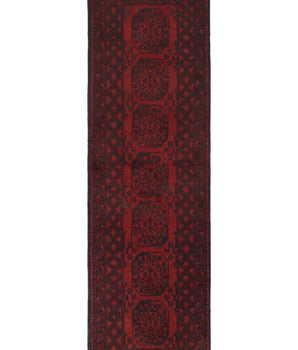 Handknuten Matta Akhche Oriental 253 x 74 cm Nr. 65890