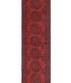 Handknuten Matta Akhche Oriental 239 x 70 cm Nr. 65893