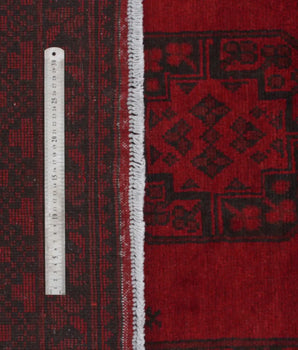 Handknuten Matta Akhche Oriental 193 x 82 cm Nr. 65898