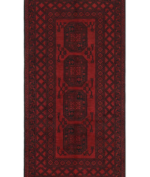 Handknuten Matta Akhche Oriental 190 x 96 cm Nr. 65899