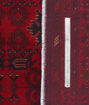 Handknuten Matta Afghan Oriental 295 x 202 cm Nr. 65934