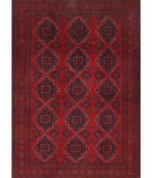 Handknuten Matta Afghan Oriental 293 x 201 cm Nr. 65935