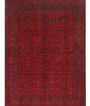 Handknuten Matta Afghan Oriental 240 x 170 cm Nr. 65936