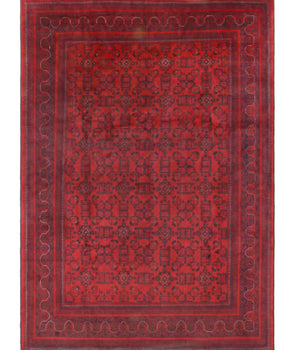 Handknuten Matta Afghan Oriental 369 x 256 cm Nr. 65939