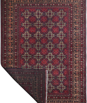 Handknuten Matta Afghan Oriental 290 x 202 cm Nr. 65984