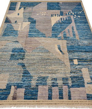 Handknuten matta Moracco No.65987