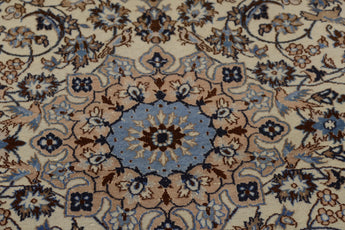 Nain, Handknotted rug from Iran/Persian, Multicolor, Beige, 205x124 cm.