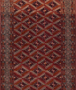 Arsari old, Handknotted rug from Afghanistan, Multicolor Red,  200x151 cm